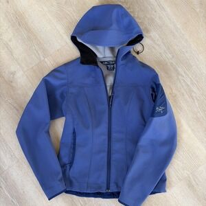 Arcteryx Epsilon LT Vintage Hoodie Softshell Fleece Lined Women Size S Full Zip